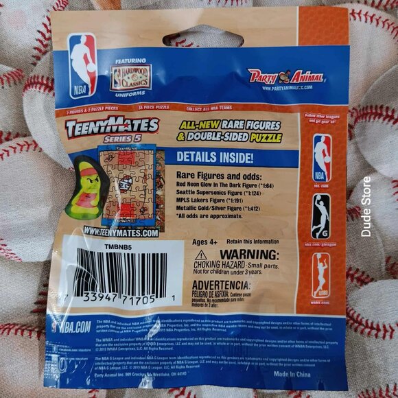 2019 Teenymates - NBA Series 5 - Each Has 2 Figures & 2 Puzzle Pieces - NEW - Picture 2 of 2